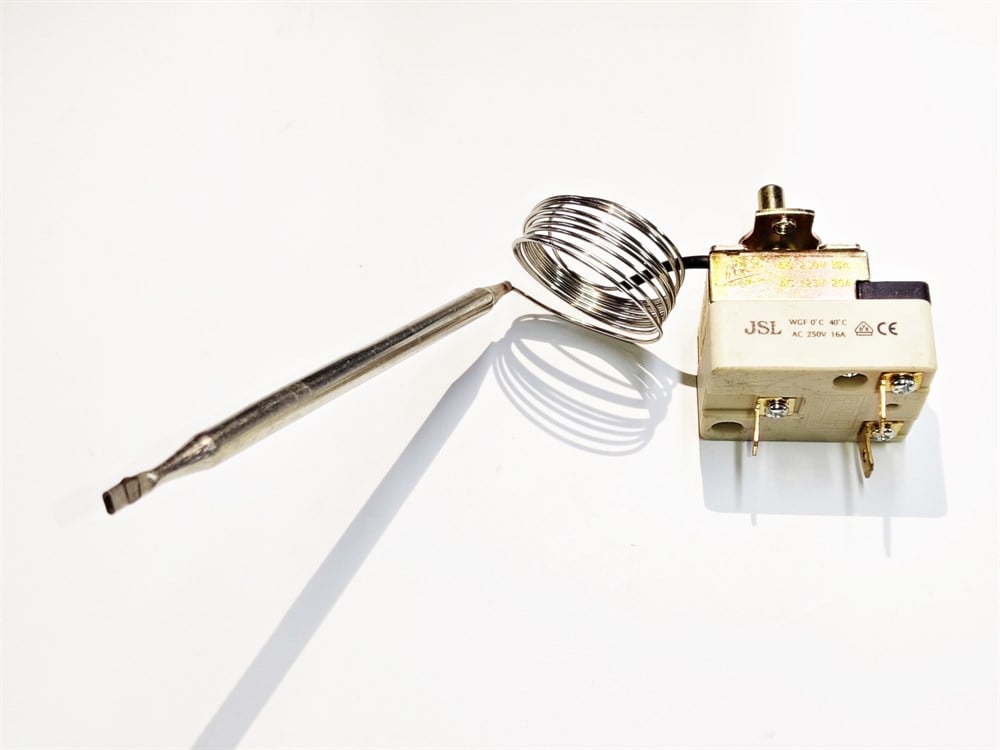 Quartz Soba İçin 0-40 Derece Termostat Porselen(Çift Kontak)(01)