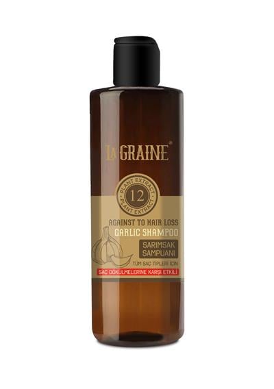 La Graine LA GRAİNE SAÇ DÖKÜLMELERİNE KARŞI SARIMSAK ŞAMPUANI  400 ML