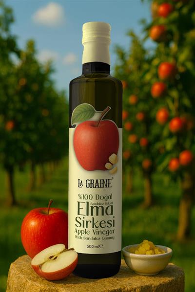 Sandaloz Sakızlı Elma Sirkesi 500 Ml