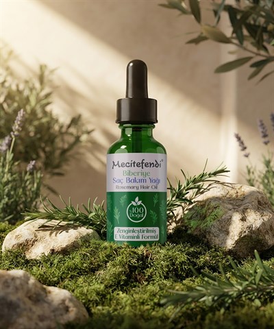 %100 Doğal Biberiye Saç Bakım Yağı 50 Ml