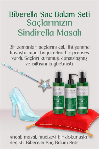 Biberiye Saç Bakım Seti Biberella - Biberiye Şampuan 150 Ml + Biberiye Suyu Saç Toniği (150 Ml X 2 Adet) 11 Bitki Ekstraktlı