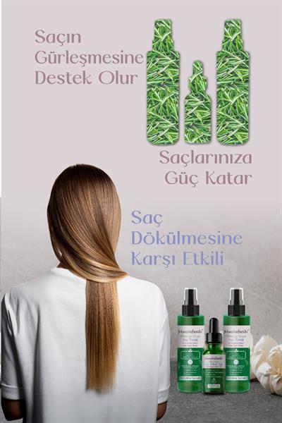 Biberiye Saç Bakım Seti Bukle - Biberiye Suyu Saç Toniği 11 Ekstraktlı (150 Ml X 2 Adet) + Biberiye Saç Serumu 50 ml