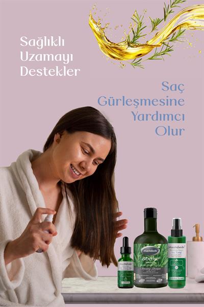 Biberiye Saç Bakım Seti Nüans - Biberiye Şampuan 400 Ml + Biberiye Serumu 50 Ml + Biberiye Tonik 150 Ml