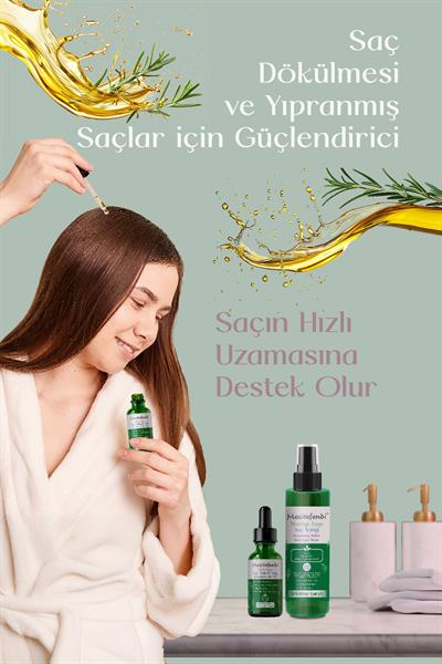 Biberiye Saç Bakım Seti Yansı - Biberiye Serumu 50 Ml + Biberiye Suyu Saç Toniği 150 Ml