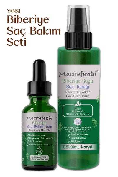 Biberiye Saç Bakım Seti Yansı - Biberiye Serumu 50 Ml + Biberiye Suyu Saç Toniği 150 Ml