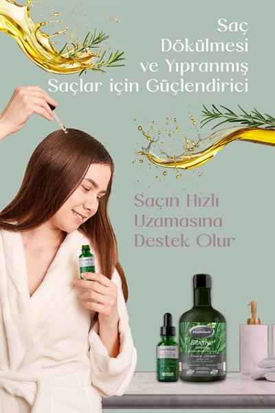 Biberiye Saç Bakım Seti Zarafet - Biberiye Şampuan 400 Ml + Biberiye Serumu 50 Ml