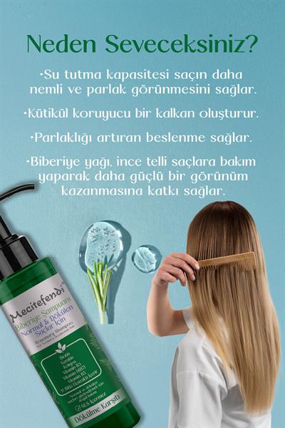 Biberiye Şampuanı 150 Ml (Biotin, Keratin Ve Kolajen İçerikli)