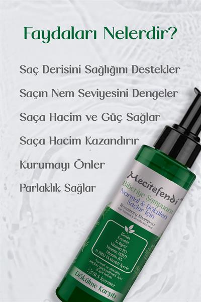 Biberiye Şampuanı 150 Ml (Biotin, Keratin Ve Kolajen İçerikli)