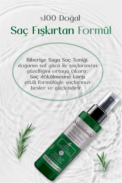 Biberiye Suyu Saç Toniği ( 11 Bitki Ekstraklı ) 150 Ml