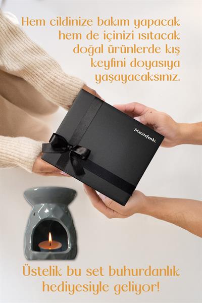 Mecitefendi Kış Paketi 8Li Set (Buhurdanlık Hediyeli)