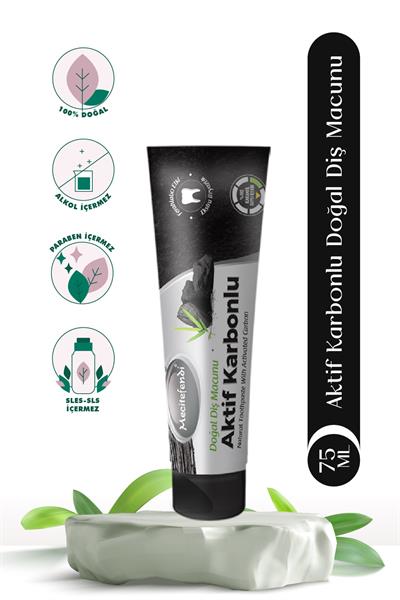 Mecitefendi Aktif Karbonlu Diş Macunu 75 Ml