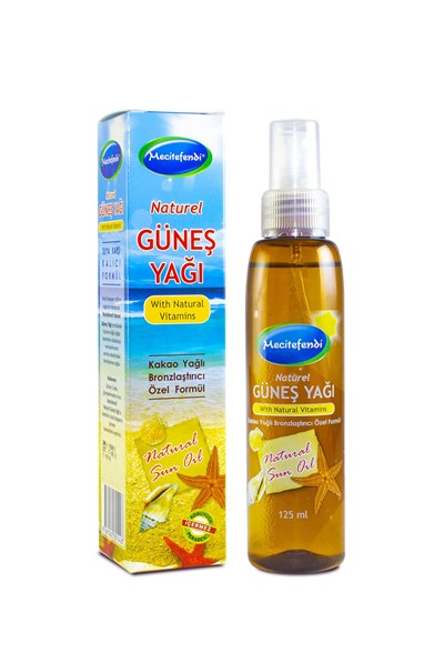 Mecitefendi Naturel Güneş Yağı 125 Ml