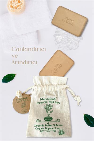 Mecitefendi Organik Yeşil Seri: Defne Sabunu (Canlandırıcı Ve Arındırıcı) 125 Gr