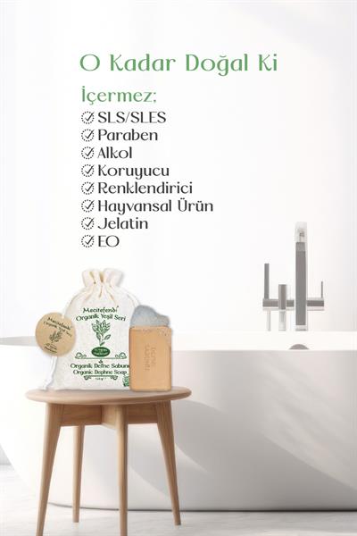 Mecitefendi Organik Yeşil Seri: Defne Sabunu (Canlandırıcı Ve Arındırıcı) 125 Gr + Mist