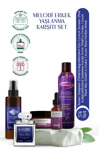 Melodi Erkek Yaşlanma Karşıtı Hediye Seti