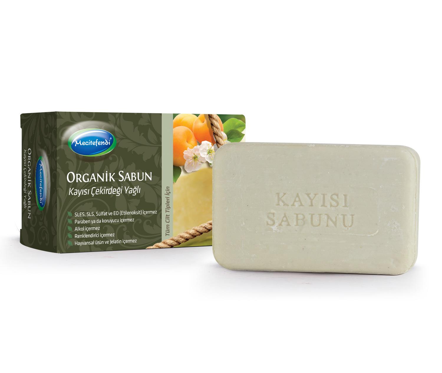 Mecitefendi Kayısı Çekirdeği Organik Sabun 125 Gr