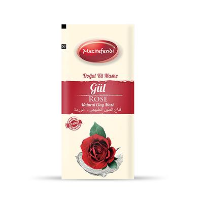 MECİTEFENDİ DOĞAL KİL MASKE-GÜL TEK KULLANIM- (20gr*24 ADET) 