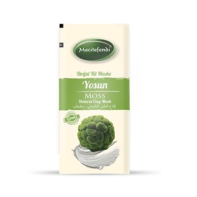 MECİTEFENDİ DOĞAL KİL MASKE-YOSUN TEK KULLANIM- (20gr*24 ADET) 