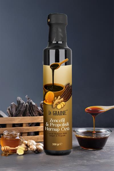 LA GRAİNE ZENCEFİL PROPOLİSLİ HARNUP ÖZÜ 350 GR