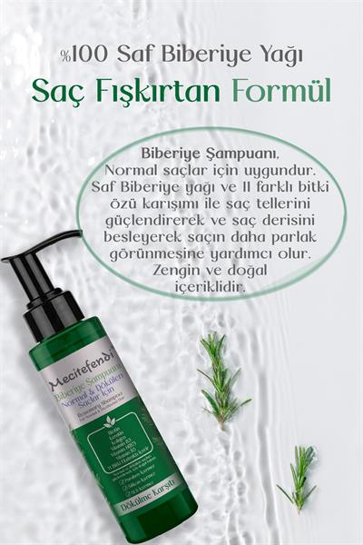 Biberiye Şampuanı 150 ml (Biotin, Keratin ve Kolajen İçerikli)