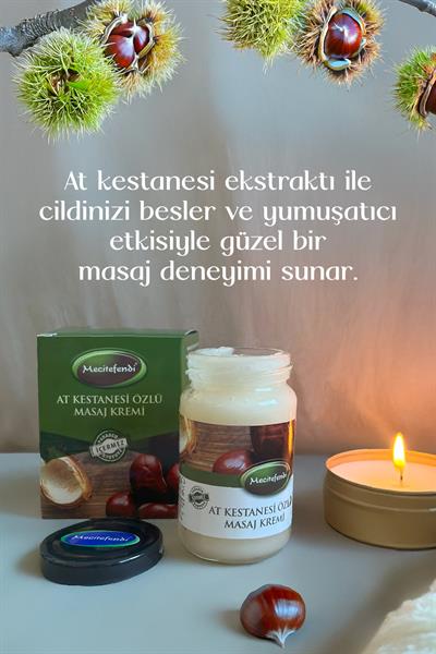 MECİTEFENDİ AT KESTANESİ ÖZLÜ MASAJ KREMİ 90 ML 