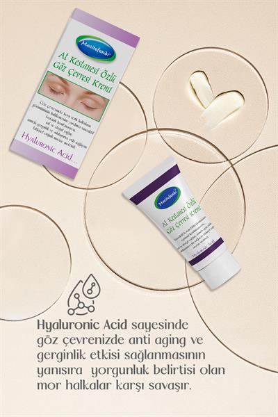 MECİTEFENDİ AT KESTANESİ ÖZLÜ GÖZ ÇEVRESİ KREMİ HYALURONİK ASİTLİ (15 ML.)
