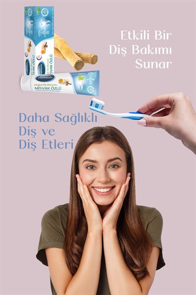 MECİTEFENDİ MİSVAK ÖZLÜ DOĞAL DİŞ MACUNU 75 ML