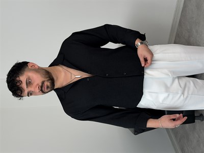 AEROBİN KUMAŞ UZUNKOL PREMİUM GÖMLEK SİYAH