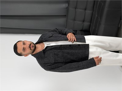 Astarlı Boxy Kalıp Mevsimlik Ceket Siyah