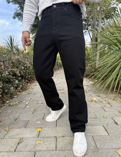 BAGGY KOT PANTOLON SİYAH