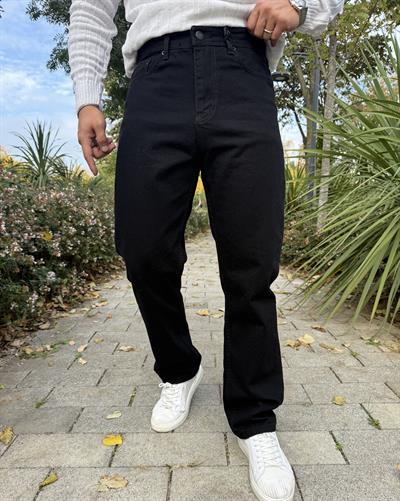 BAGGY KOT PANTOLON SİYAH