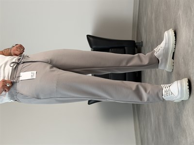 BELİ İPLİ PREMİUM JOGGER PANTOLON GRİ