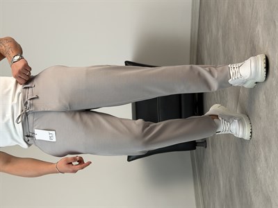 BELİ İPLİ PREMİUM JOGGER PANTOLON GRİ