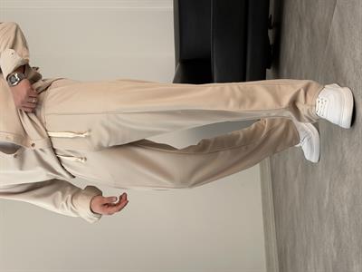 ÇIMA DETALI PREMİUM ÖRME TAKIM BEJ