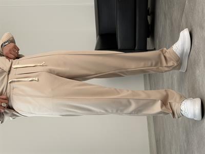 ÇIMA DETALI PREMİUM ÖRME TAKIM BEJ