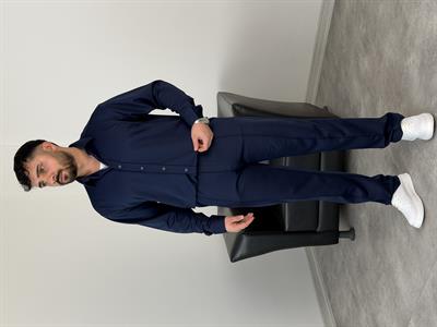 ÇIMA DETALI PREMİUM ÖRME TAKIM LACİVERT