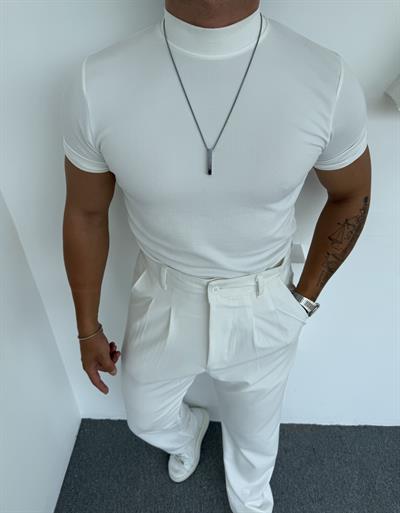 Crap Balıkçı Tişört Beyaz