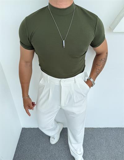 Crap Balıkçı Tişört Haki Yeşil