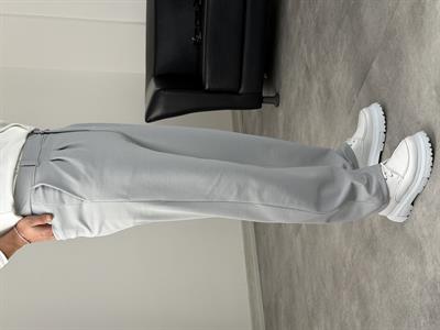 CRAP PİLELİ BAGGY PANTOLON GRİ