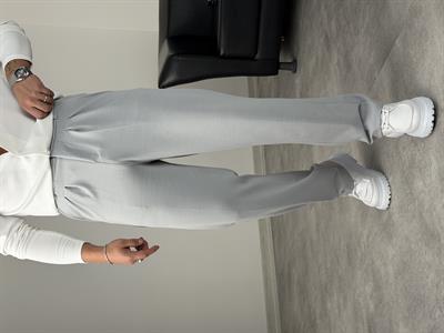 CRAP PİLELİ BAGGY PANTOLON GRİ