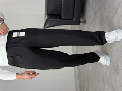 CRAP PİLELİ BAGGY PANTOLON SİYAH