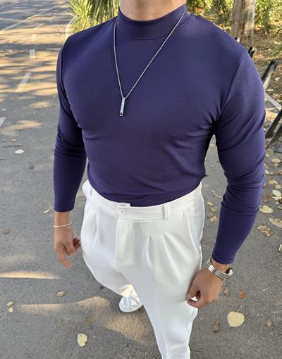 CRAP UZUNKOL BALIKÇI SWEATSHİRT LACİVERT