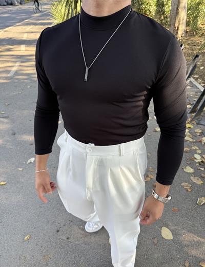 CRAP UZUNKOL BALIKÇI SWEATSHİRT SİYAH