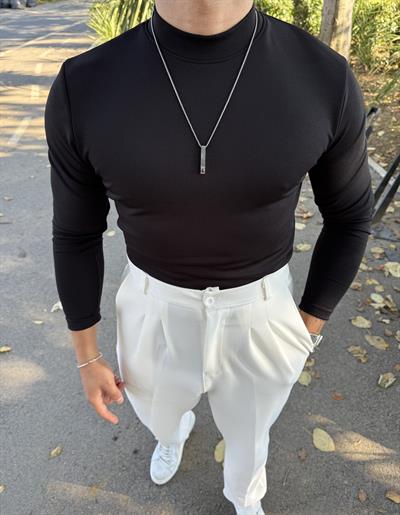 CRAP UZUNKOL BALIKÇI SWEATSHİRT SİYAH