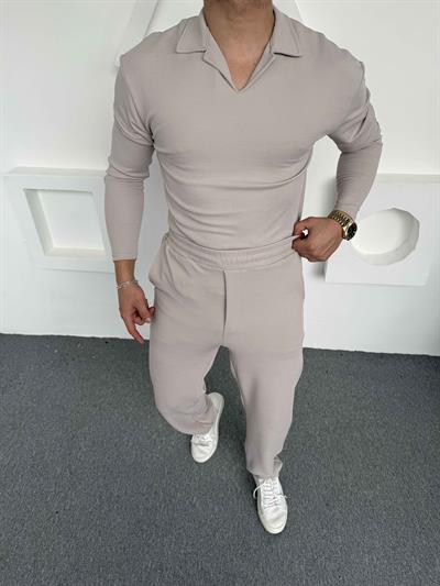 Crep Hemşire Takım Gri