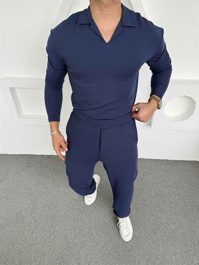 Crep Hemşire Takım Lacivert