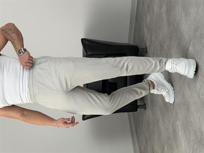 DUBLE PAÇA FİTİLLİ JOGGER PANTOLON GRİ