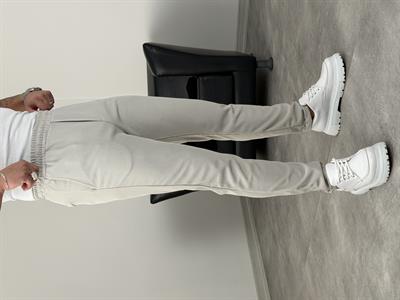 DUBLE PAÇA FİTİLLİ JOGGER PANTOLON GRİ