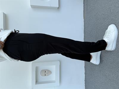 Duble Paça Jogger Pantolon Siyah