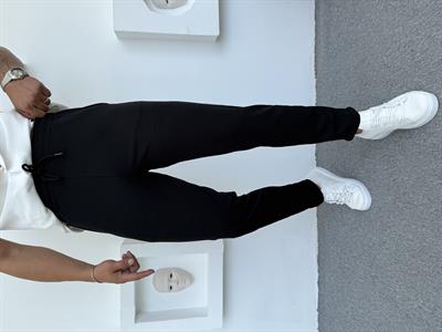 Duble Paça Jogger Pantolon Siyah